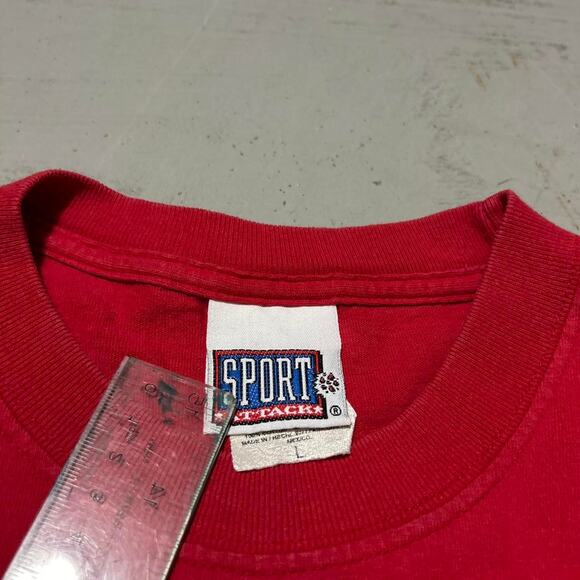 **Vintage Y2K 25 Signature Sport Attack Mark McGwire Long Sleeve T-Shirt** - Picture 3 of 4